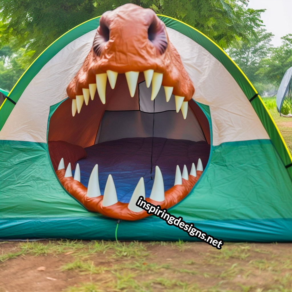 3D Dinosaur Shaped Camping Tents