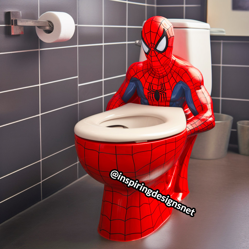 Spiderman Toilet - Superhero Toilets