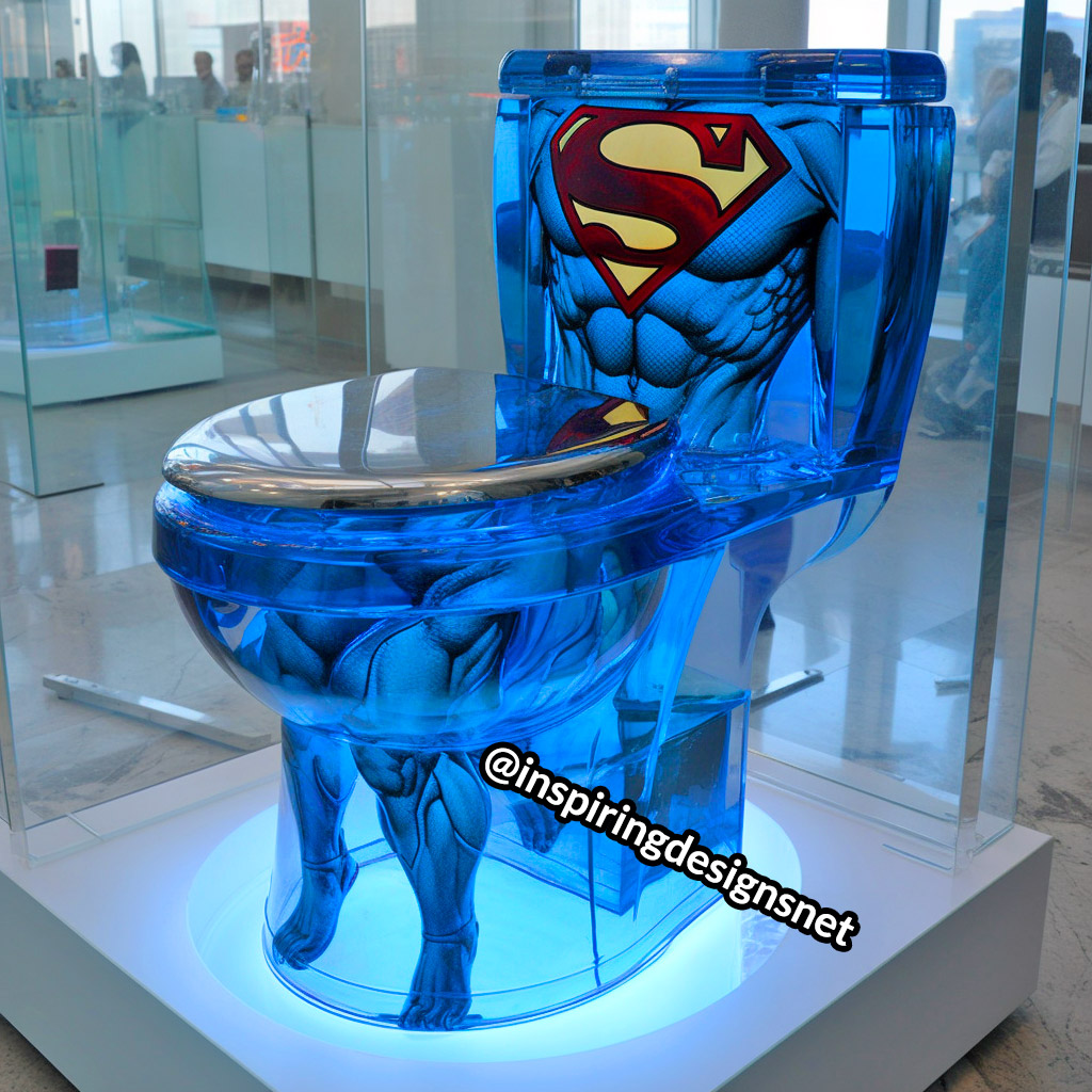 Superman Toilet - Superhero Toilets