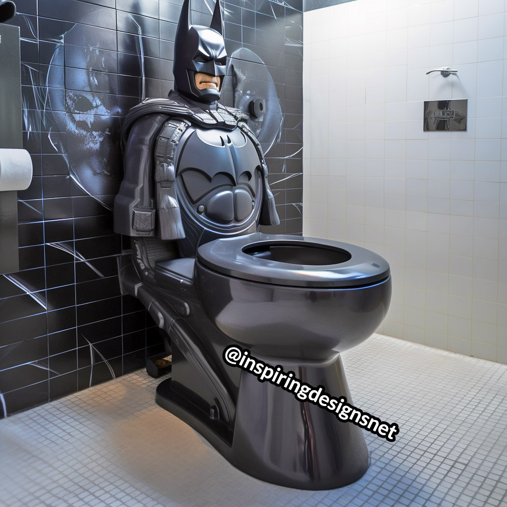 Batman Toilet - Superhero Toilets