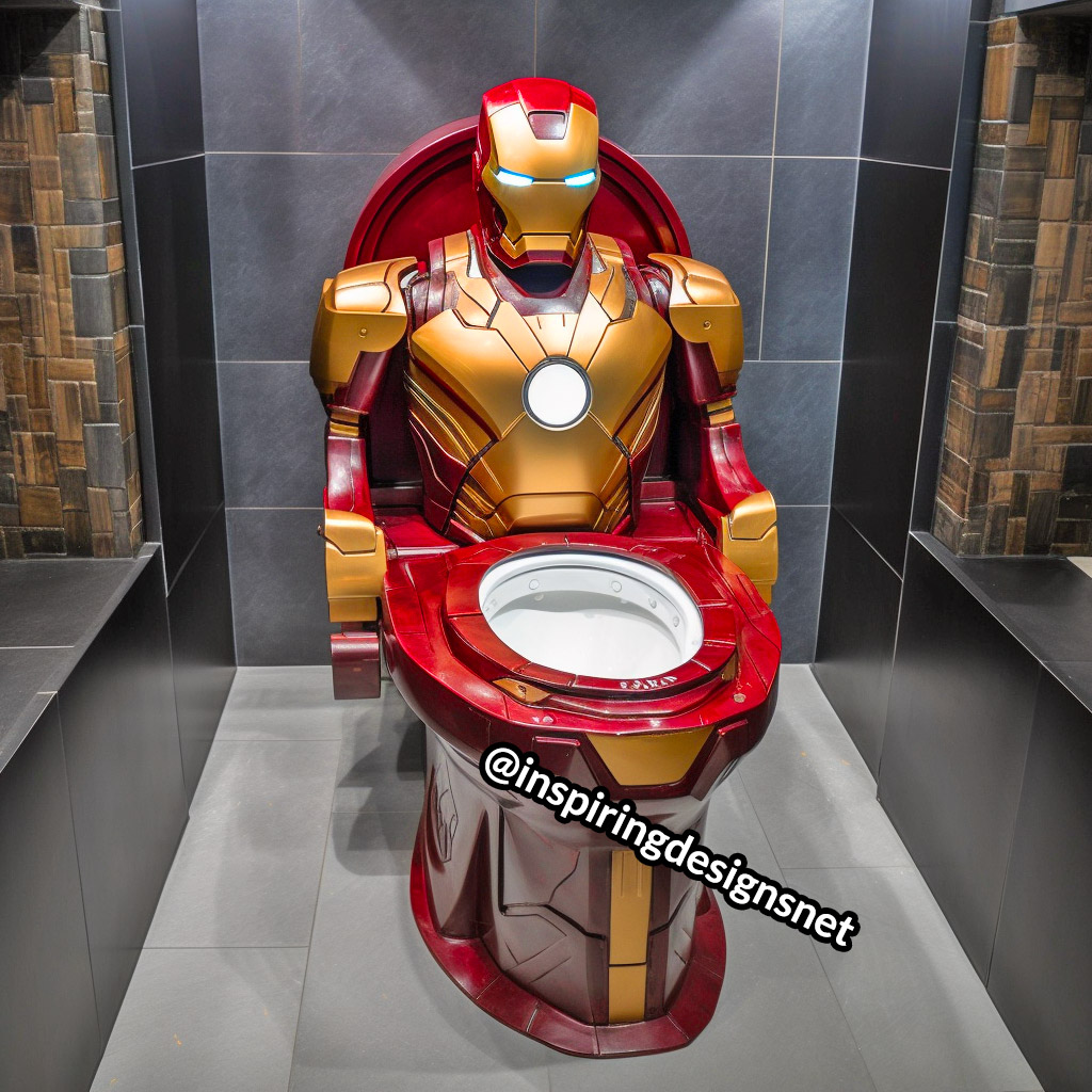 Iron Man Toilet - Superhero Toilets