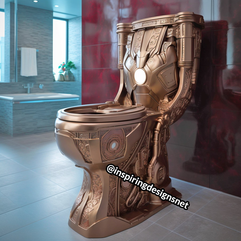 Iron Man Toilet - Superhero Toilets