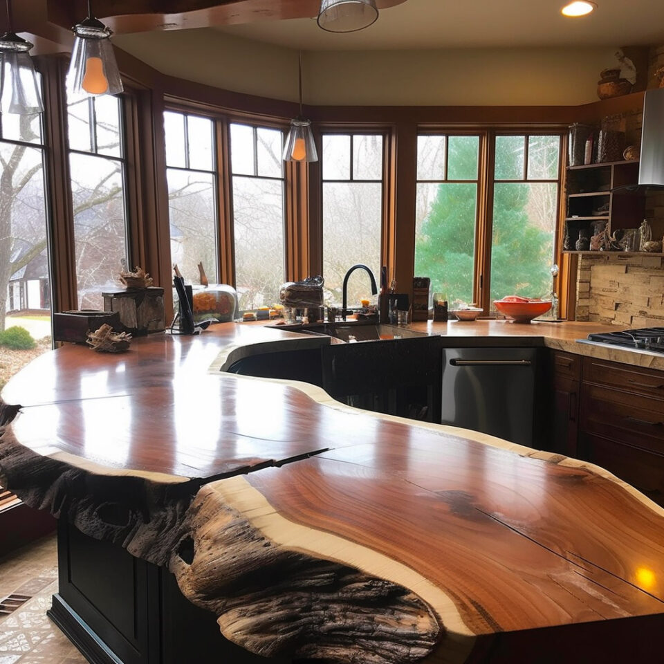 Live Edge Countertops Are Here, and We Can’t Get Enough Of Them