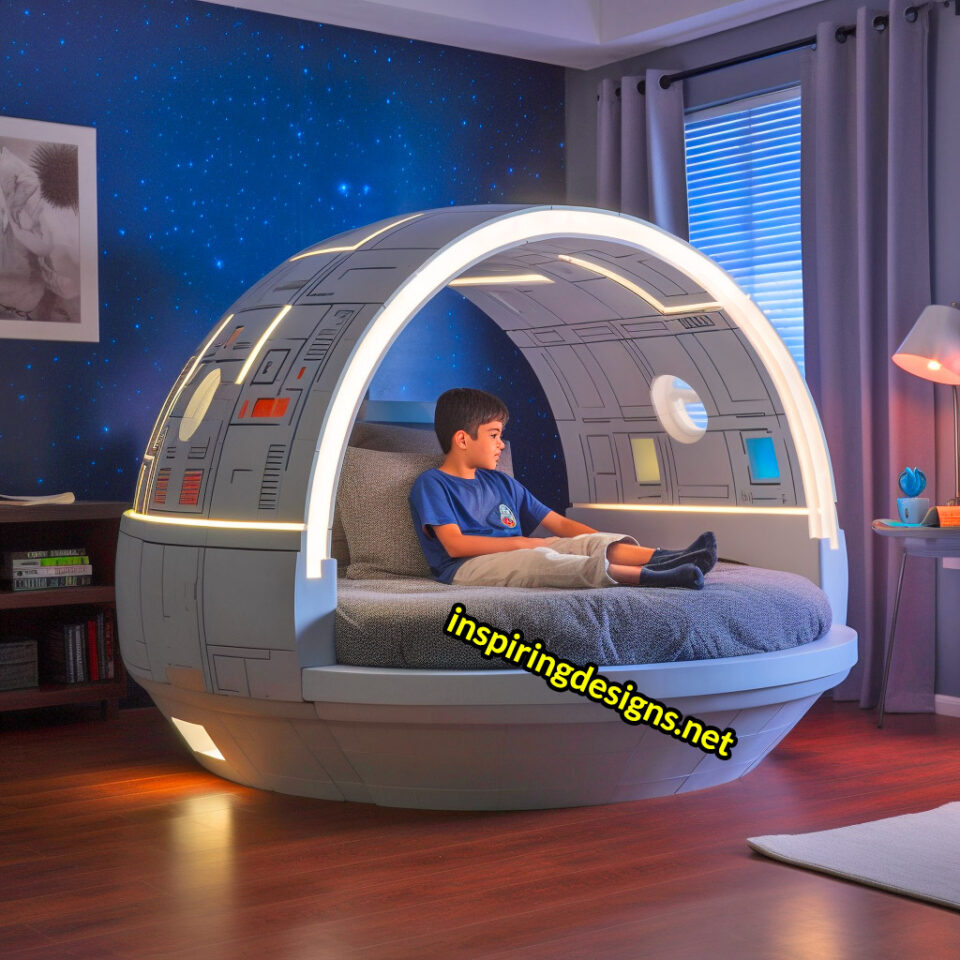 Sleep on the Dark Side With These 3D Star Wars Kids Beds Inspiring