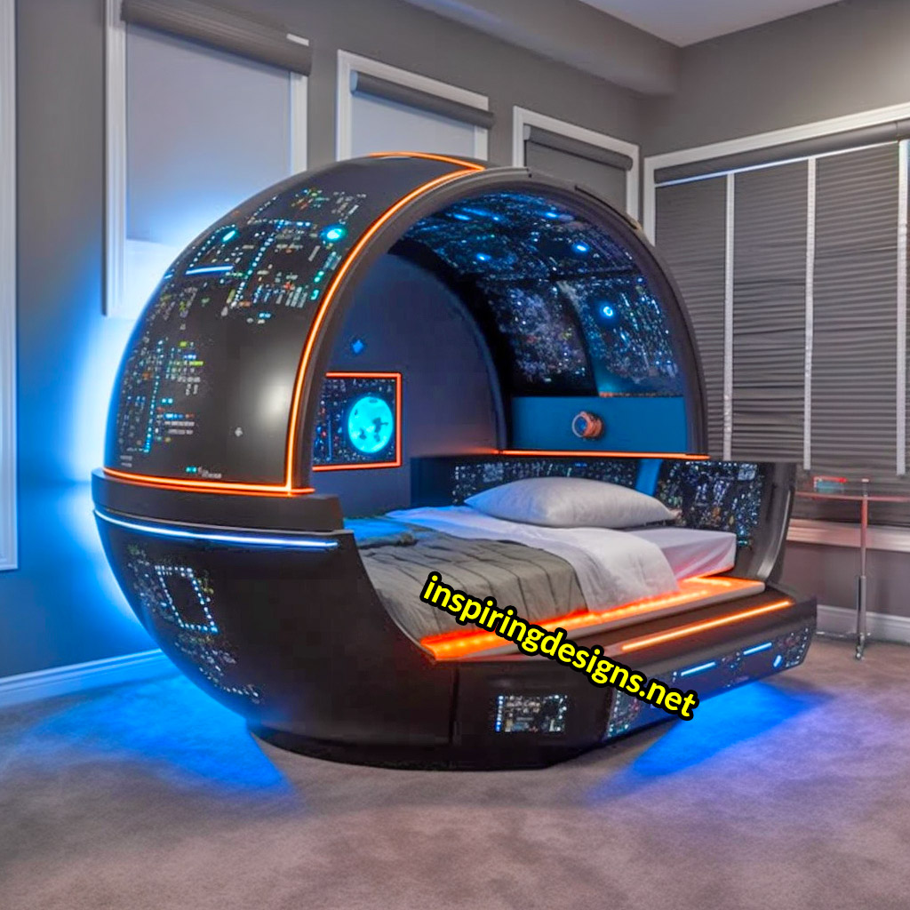 Sleep on the Dark Side With These 3D Star Wars Kids Beds