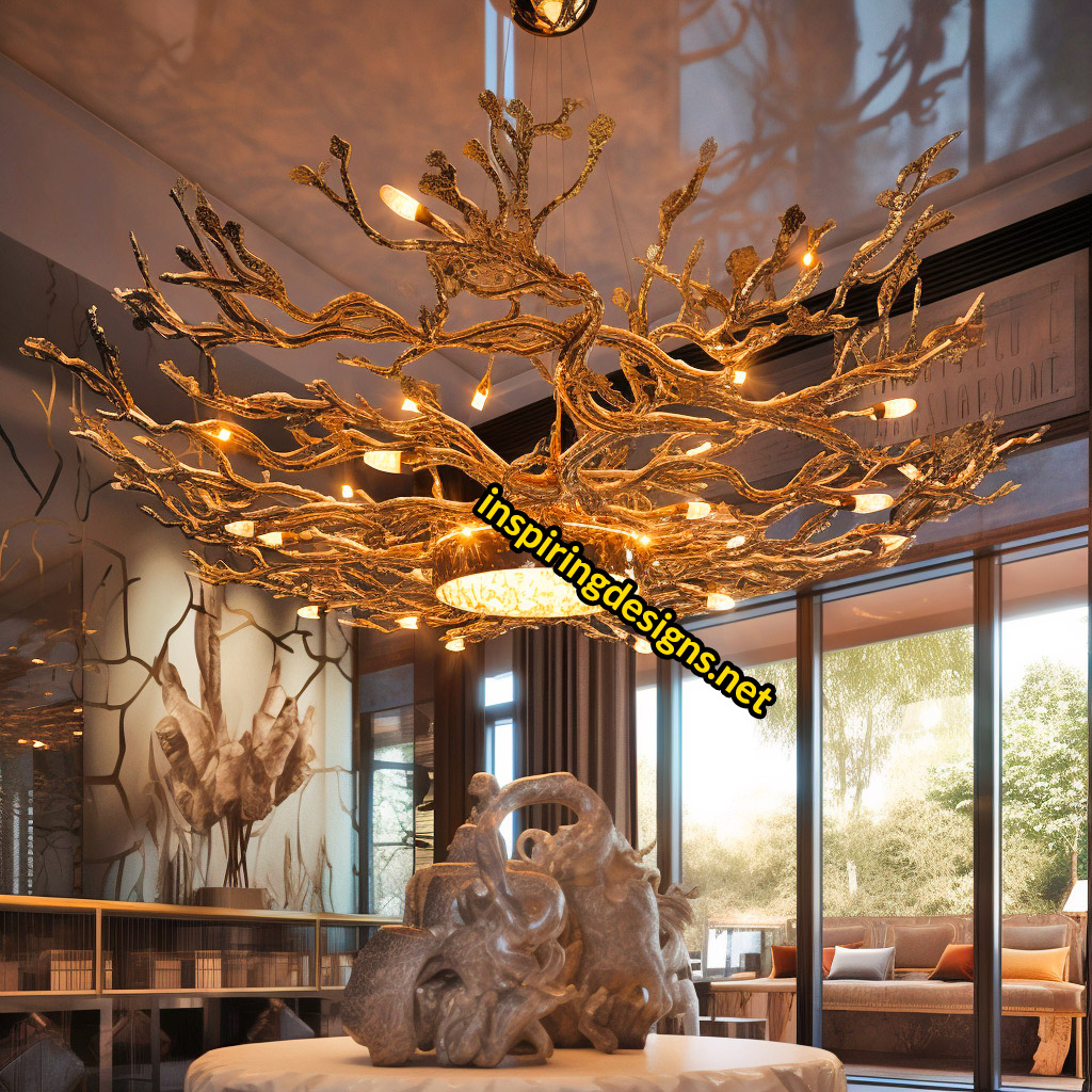 Tree Shaped Chandelier Lamp
