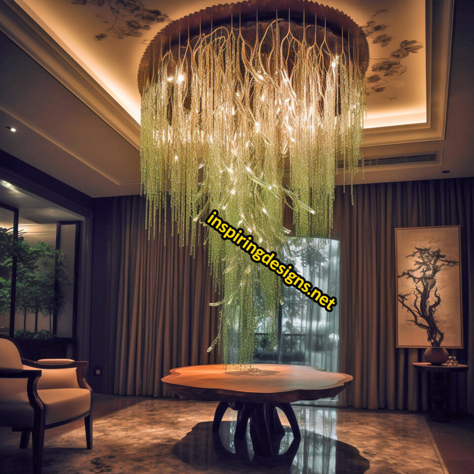 These Weeping Willow Chandeliers Illuminate Your Home with Natural ...