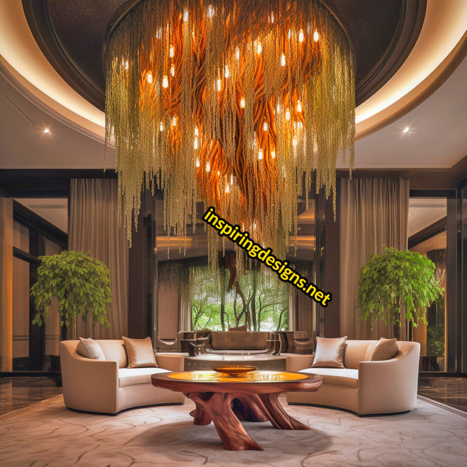 These Weeping Willow Chandeliers Illuminate Your Home with Natural ...