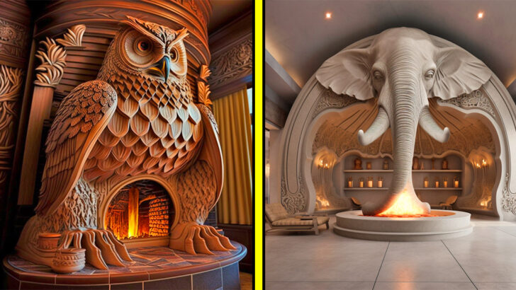 These Giant Animal Shaped Fireplaces Will Leave You Stunned!