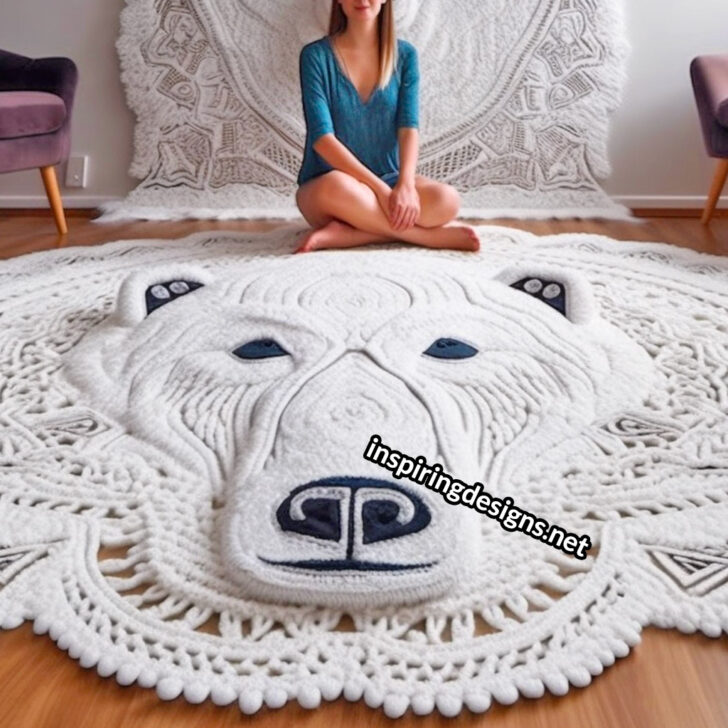 20+ Giant Crochet Animal Rug Designs (Including a Stunning Peacock Rug