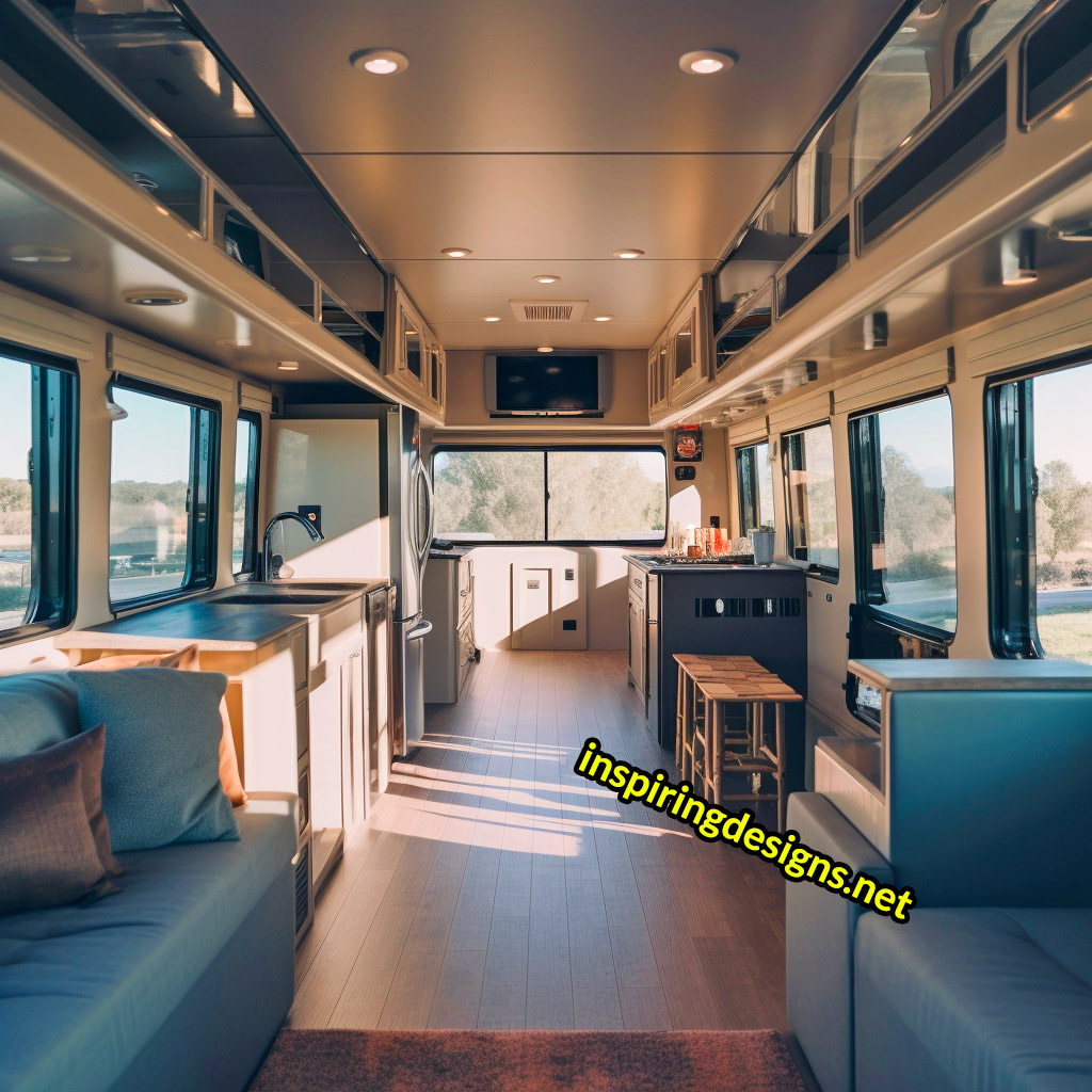 Semi-Truck RV Conversions With Balconies