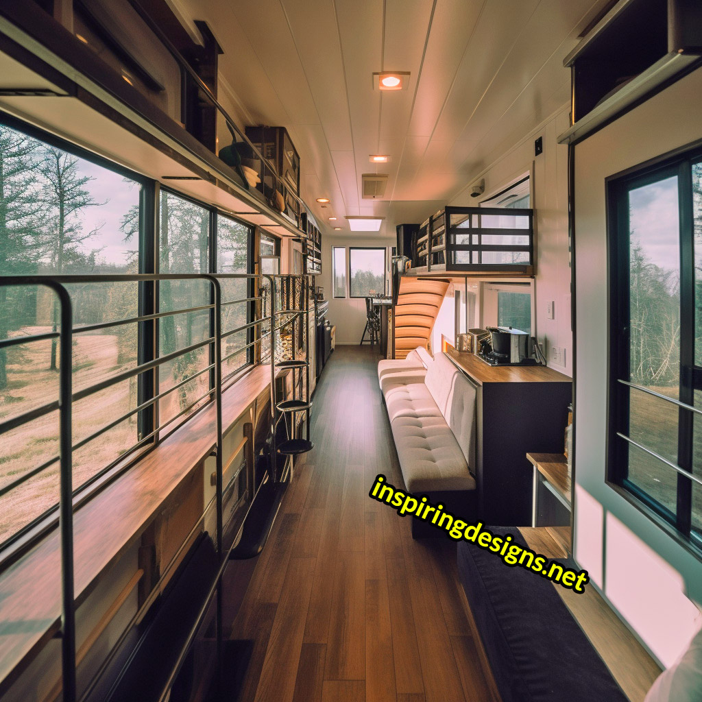 Semi-Truck RV Conversions With Balconies