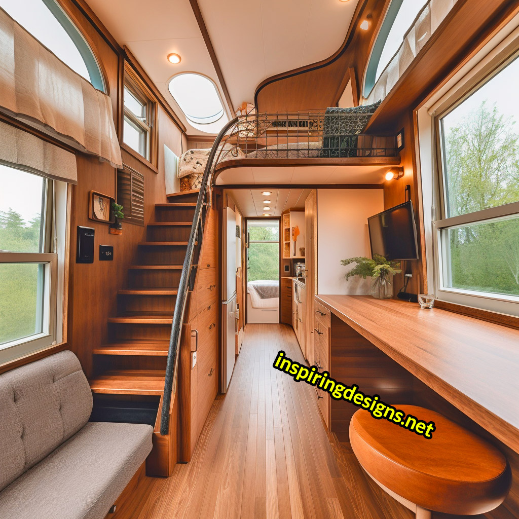 Semi-Truck RV Conversions With Balconies