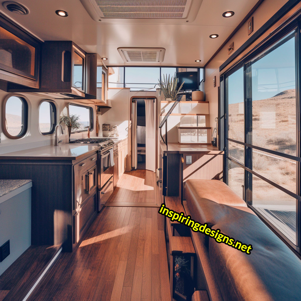 Semi-Truck RV Conversions With Balconies