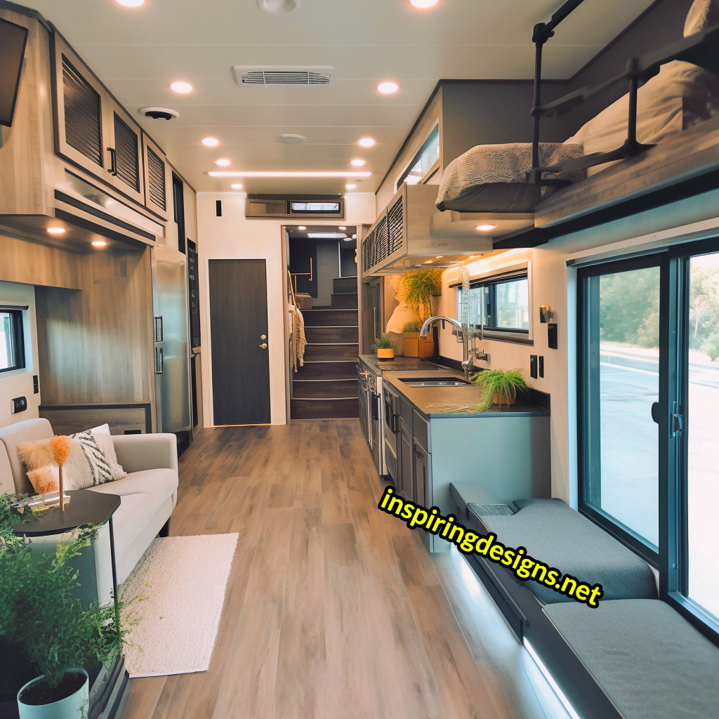 Semi-Truck RV Conversions With Balconies