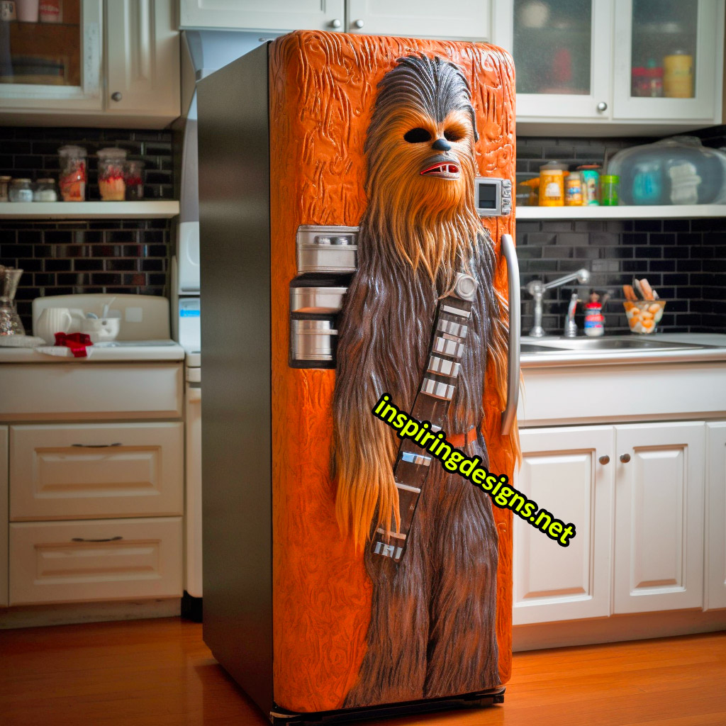 Chewbacca Refrigerator - Star Wars Kitchen Appliances