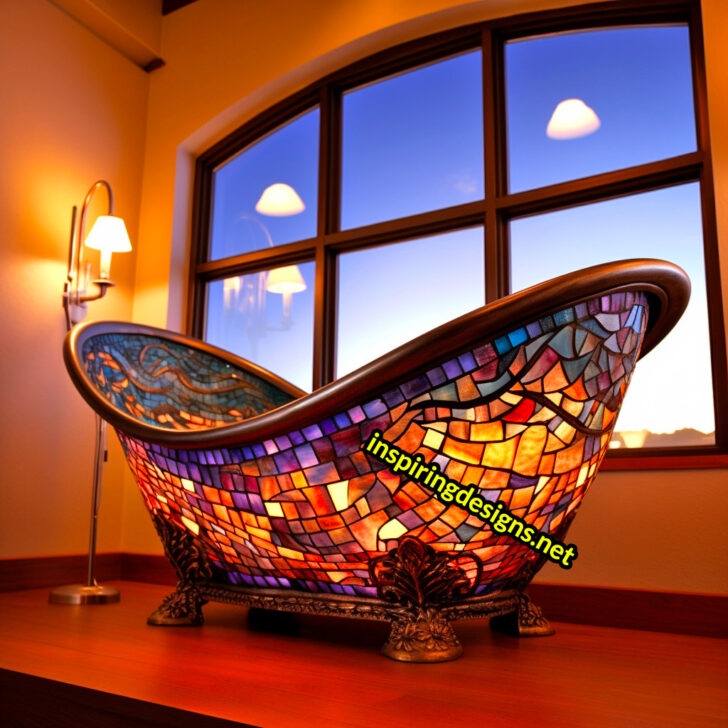 These Stained Glass Bathtubs Bring the Sistine Chapel to Your Bathroom! Inspiring Designs