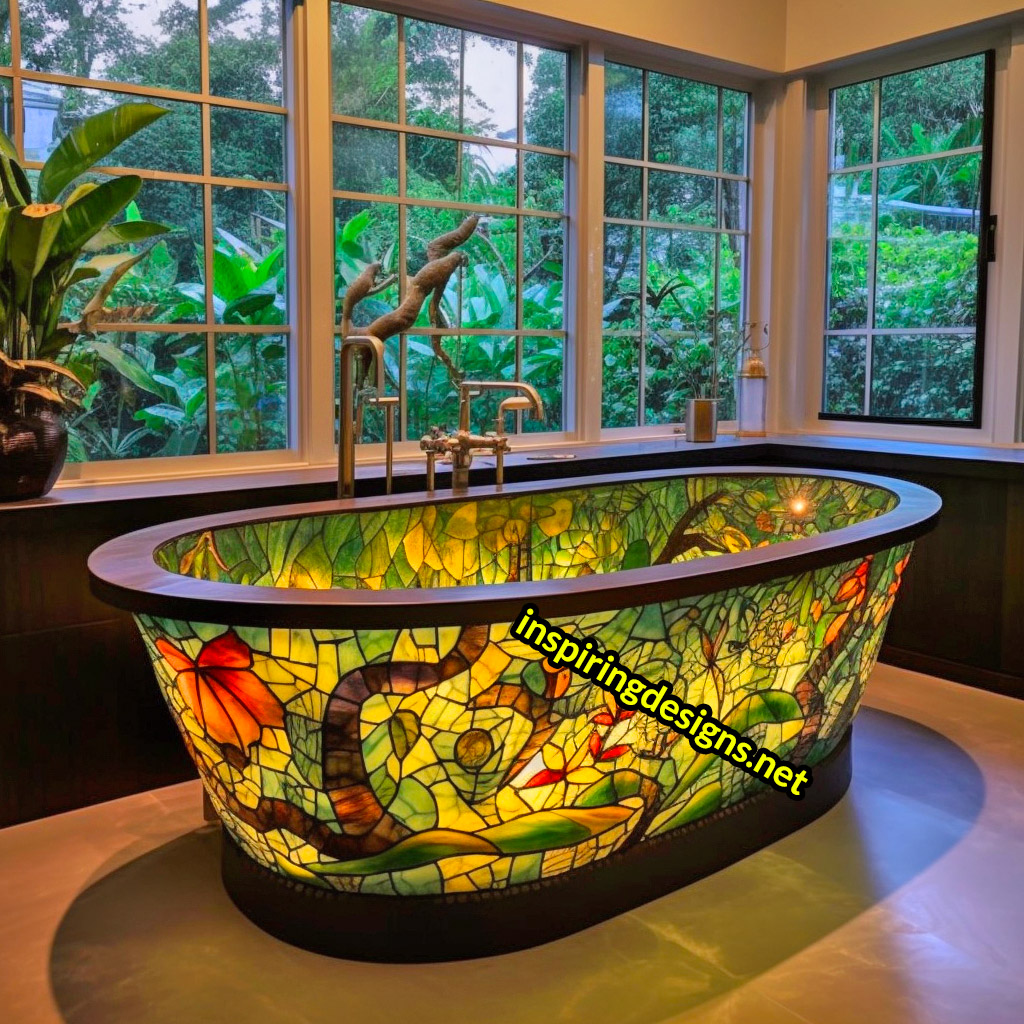 Stained Glass Bathtubs