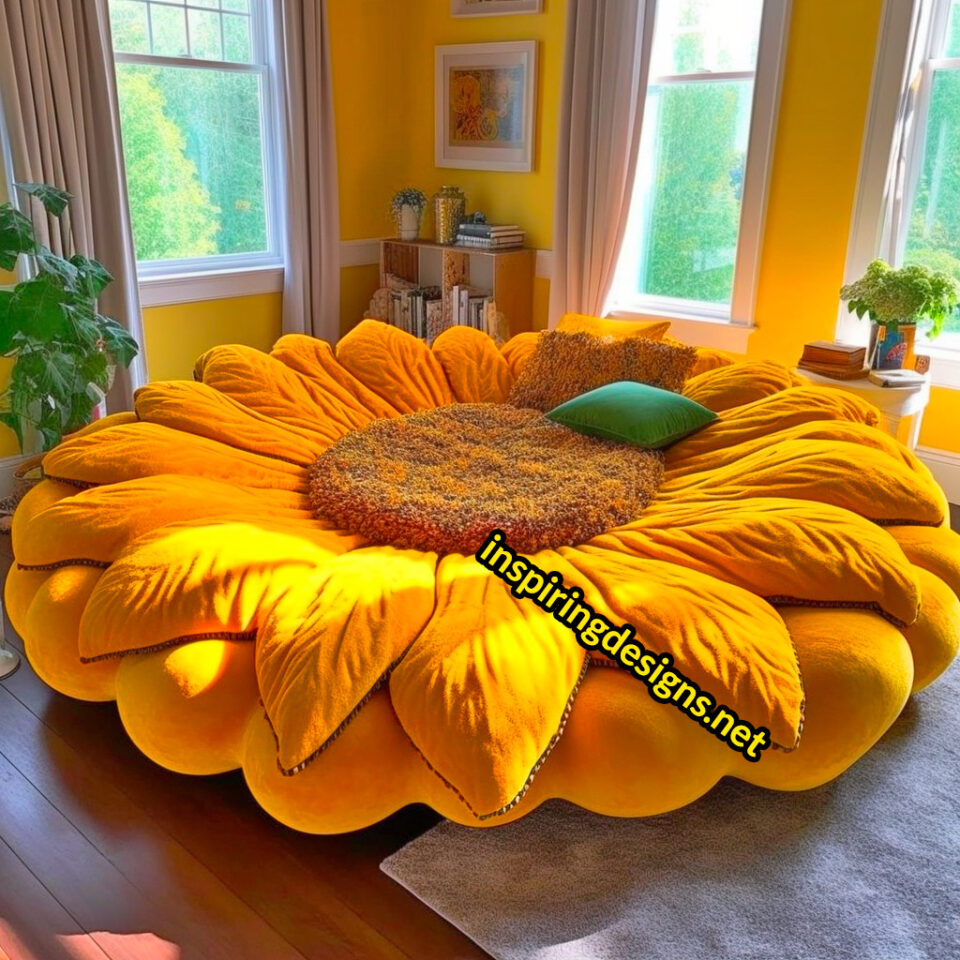 These Oversized Sunflower Beds Will Make Your Home Bloom With Happiness ...