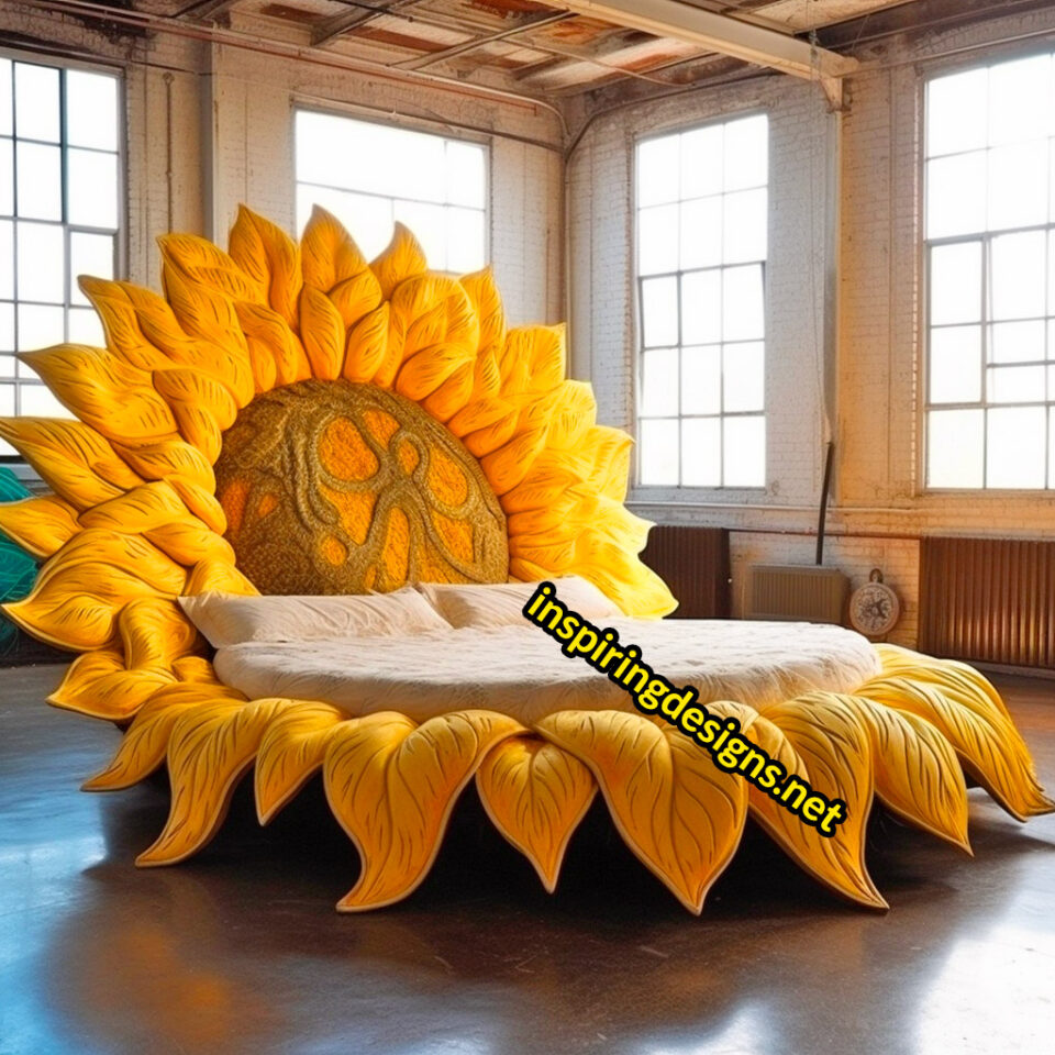 These Oversized Sunflower Beds Will Make Your Home Bloom With Happiness