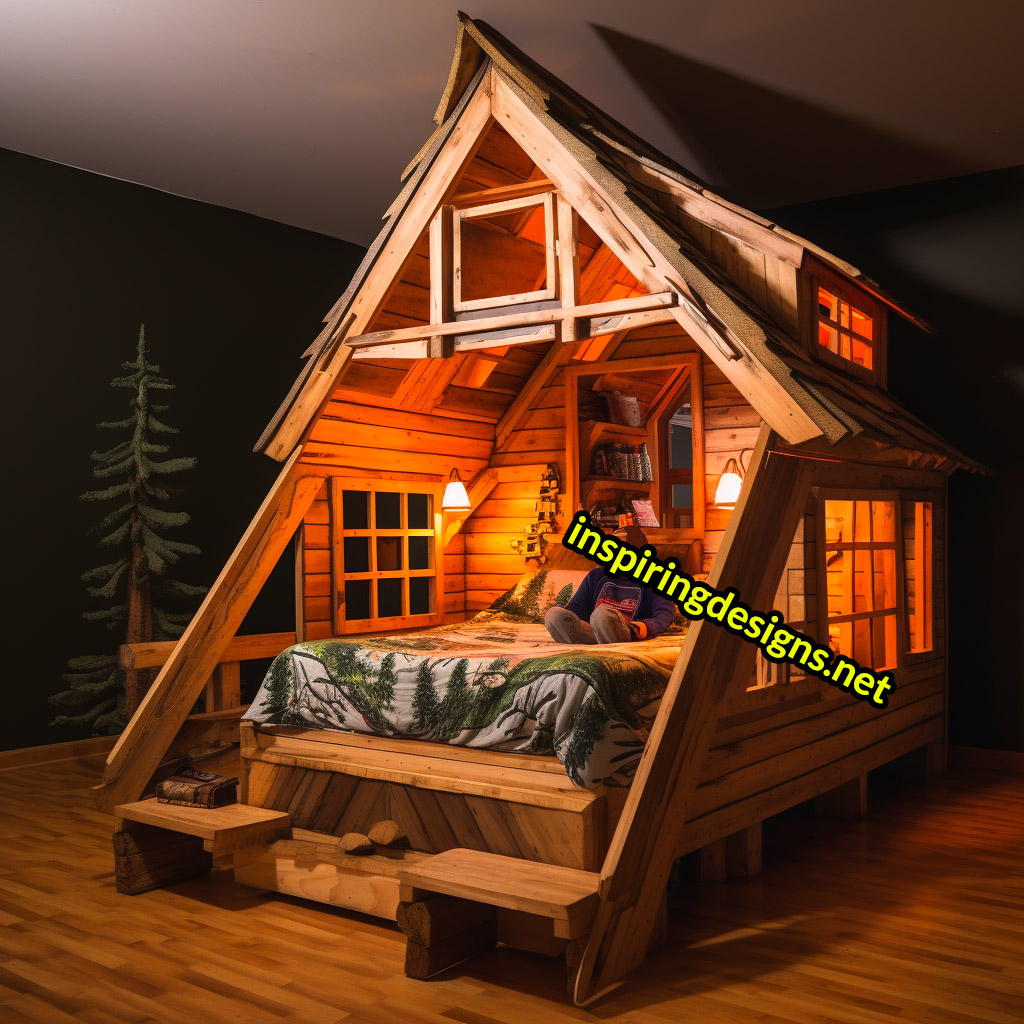 Cabin Shaped Beds
