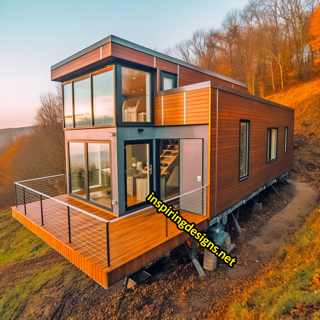 20+ Incredible Luxury Modern Tiny Homes With Huge Windows and Decks –  Inspiring Designs