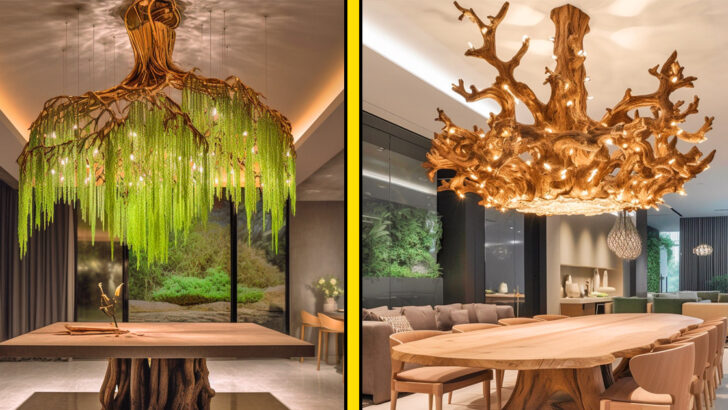 Weeping Willow Tree Shaped Chandeliers