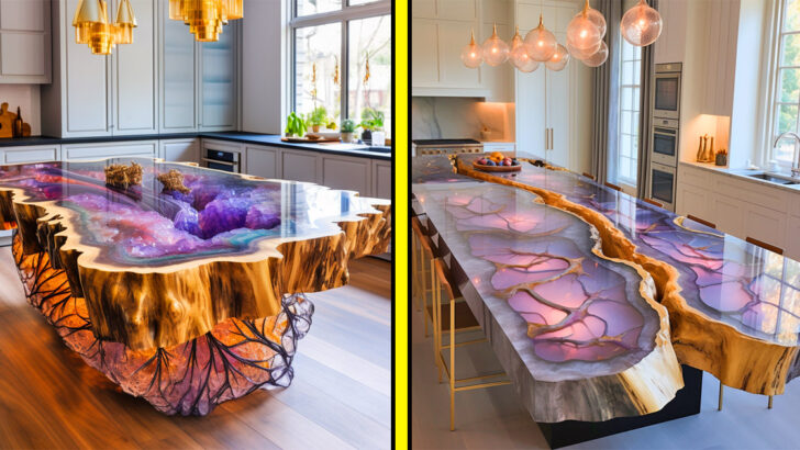 These Geode and Epoxy Kitchen Islands Are Unearthing a New Level of Luxe
