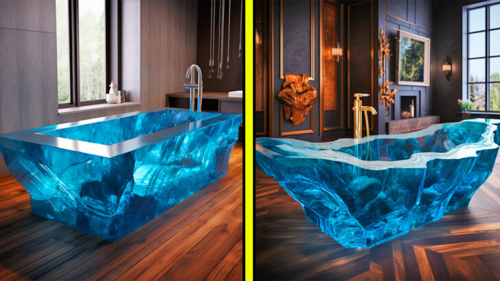 These Crystal Bathtubs Offer a Bath Experience Straight out of a Fairytale