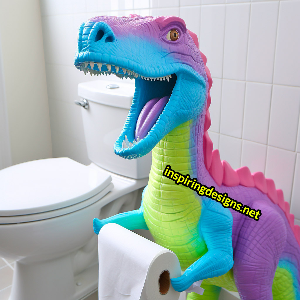 Dinosaur Free Standing Paper Towel Holder For Kitchen, Toilet – The Sweet  Home Make