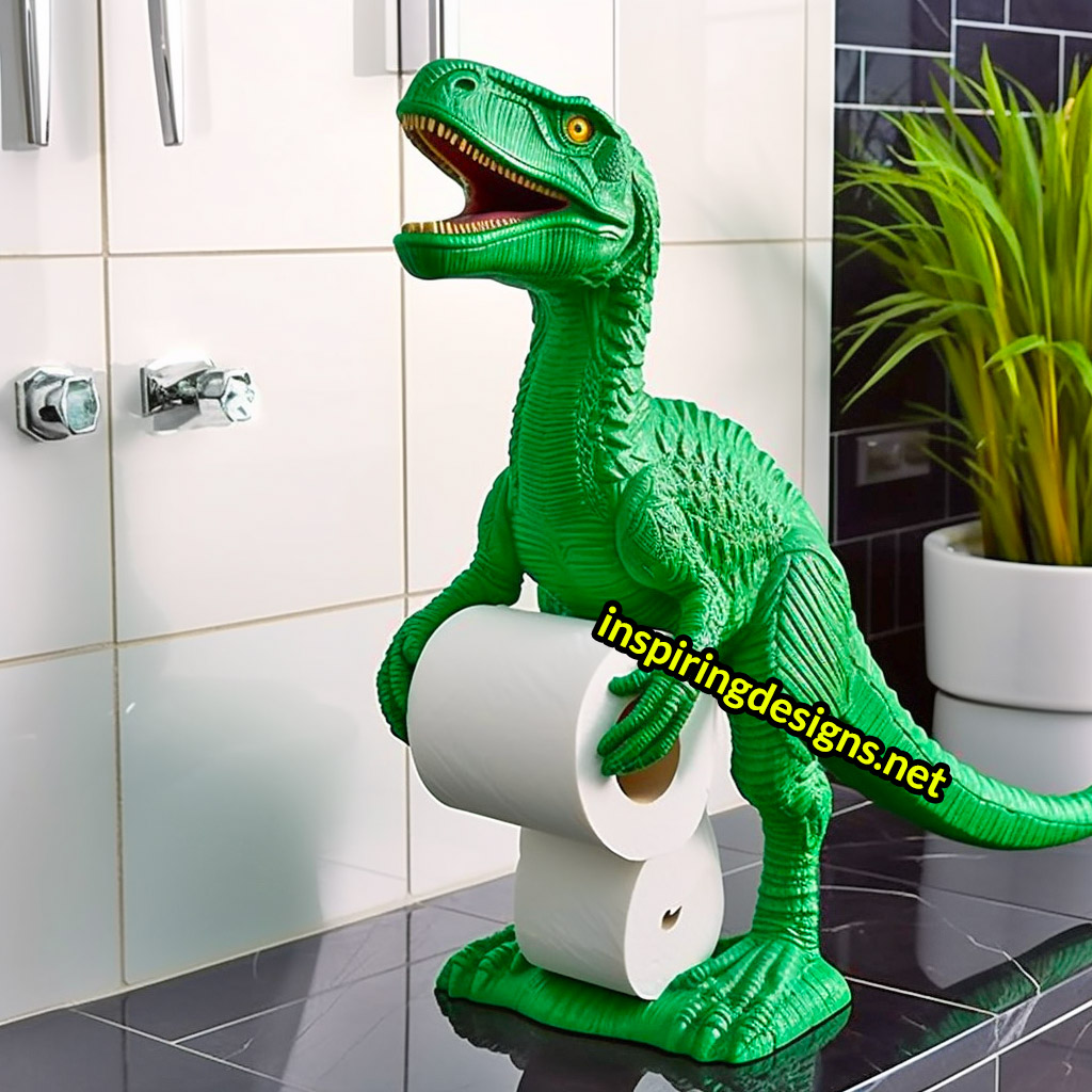 Dinosaur Toilet Paper Holders