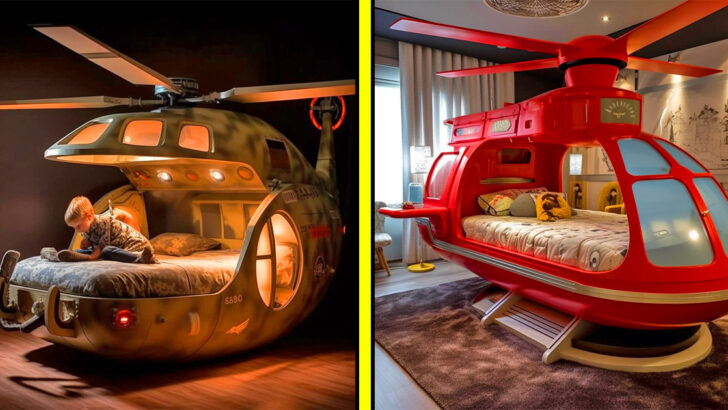 These Helicopter Kids Beds Are a Must-Have for Little Aviators and Pilot-Wannabes!
