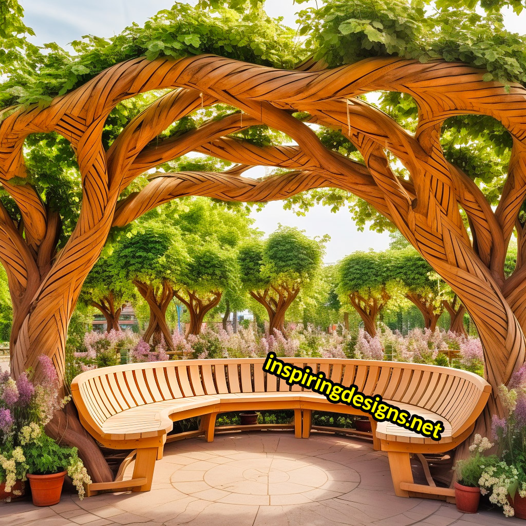 Giant tree shaped pergola