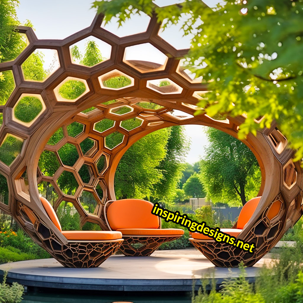 Giant tree shaped pergola