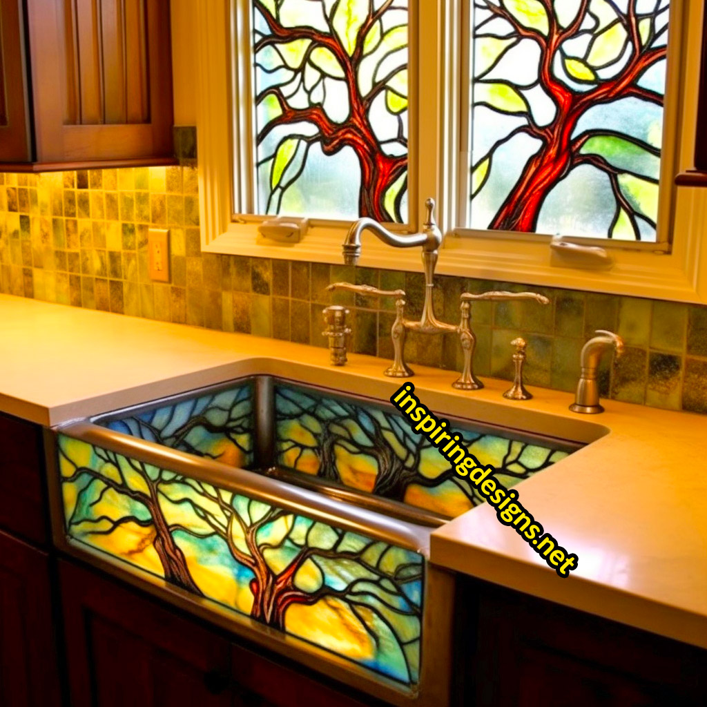 Stained Glass Sinks