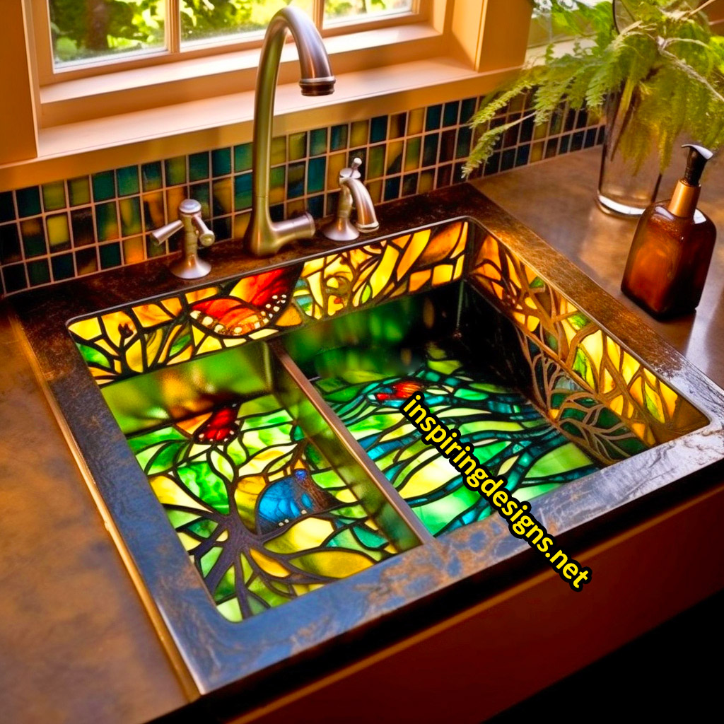 Stained Glass Sinks