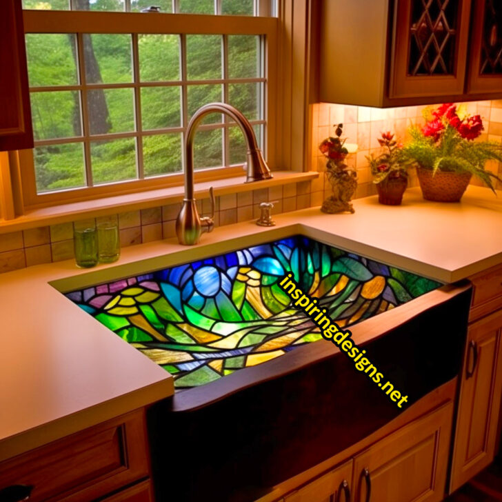 These Stained Glass Sinks Will Transform Your Kitchen into a ...