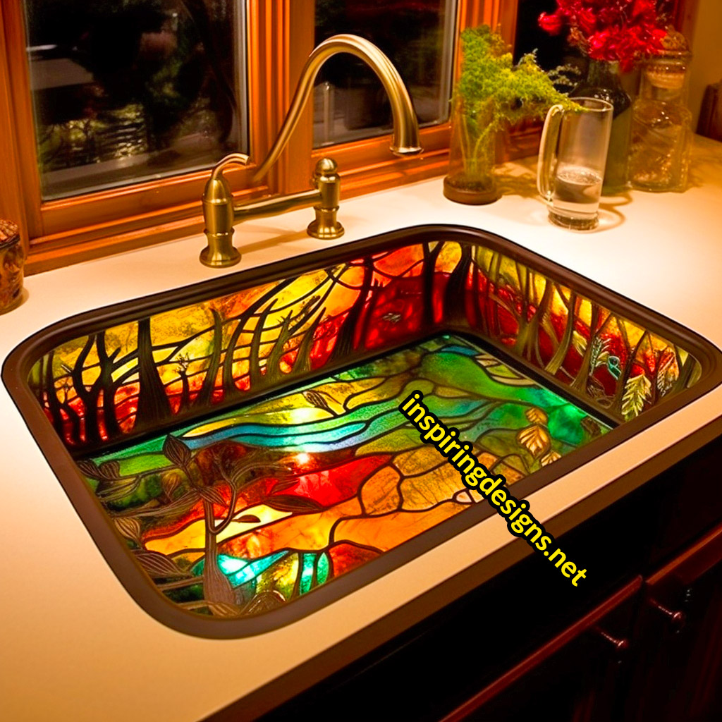 Stained Glass Sinks