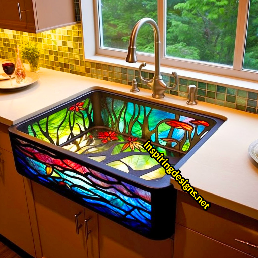 Stained Glass Sinks