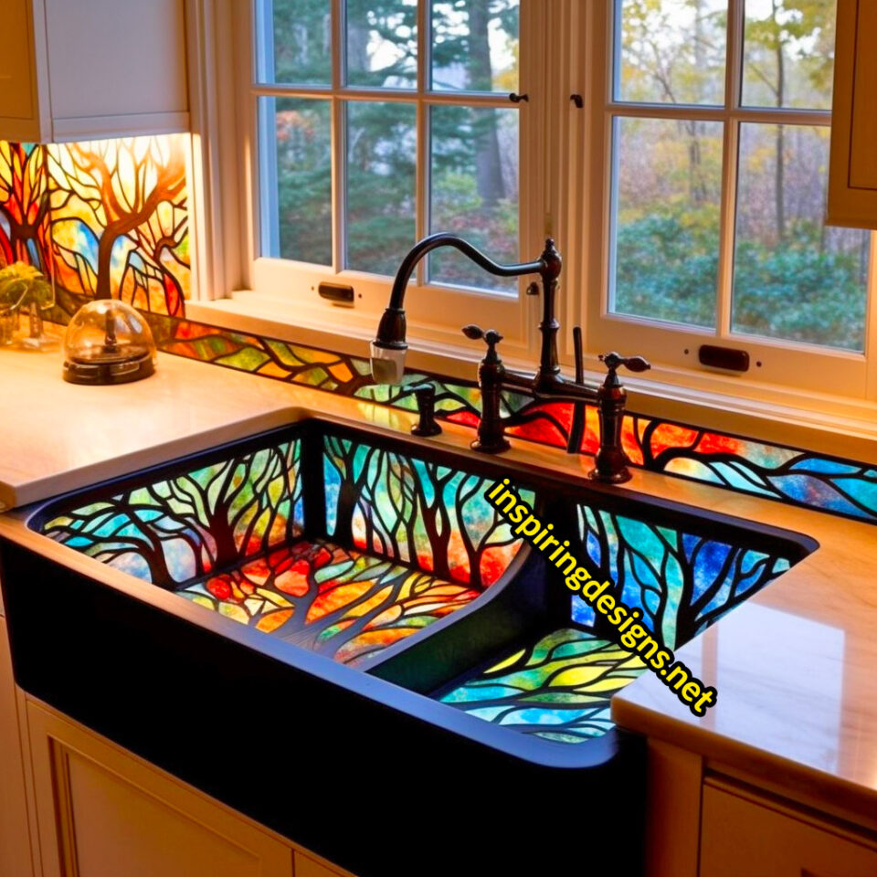 These Stained Glass Sinks Will Transform Your Kitchen into a ...