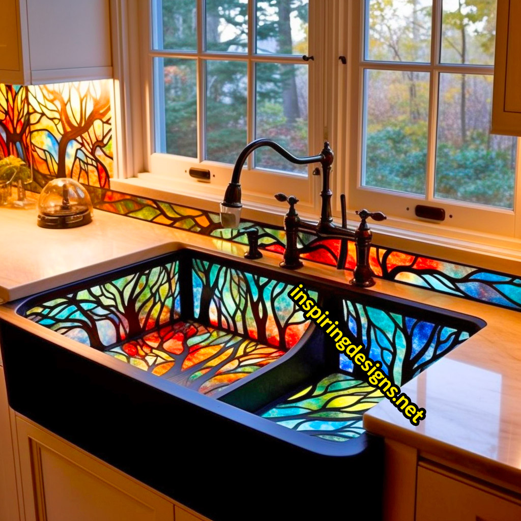 Stained Glass Sinks