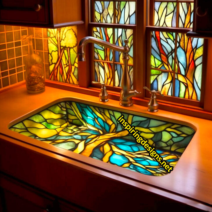 These Stained Glass Sinks Will Transform Your Kitchen into a ...