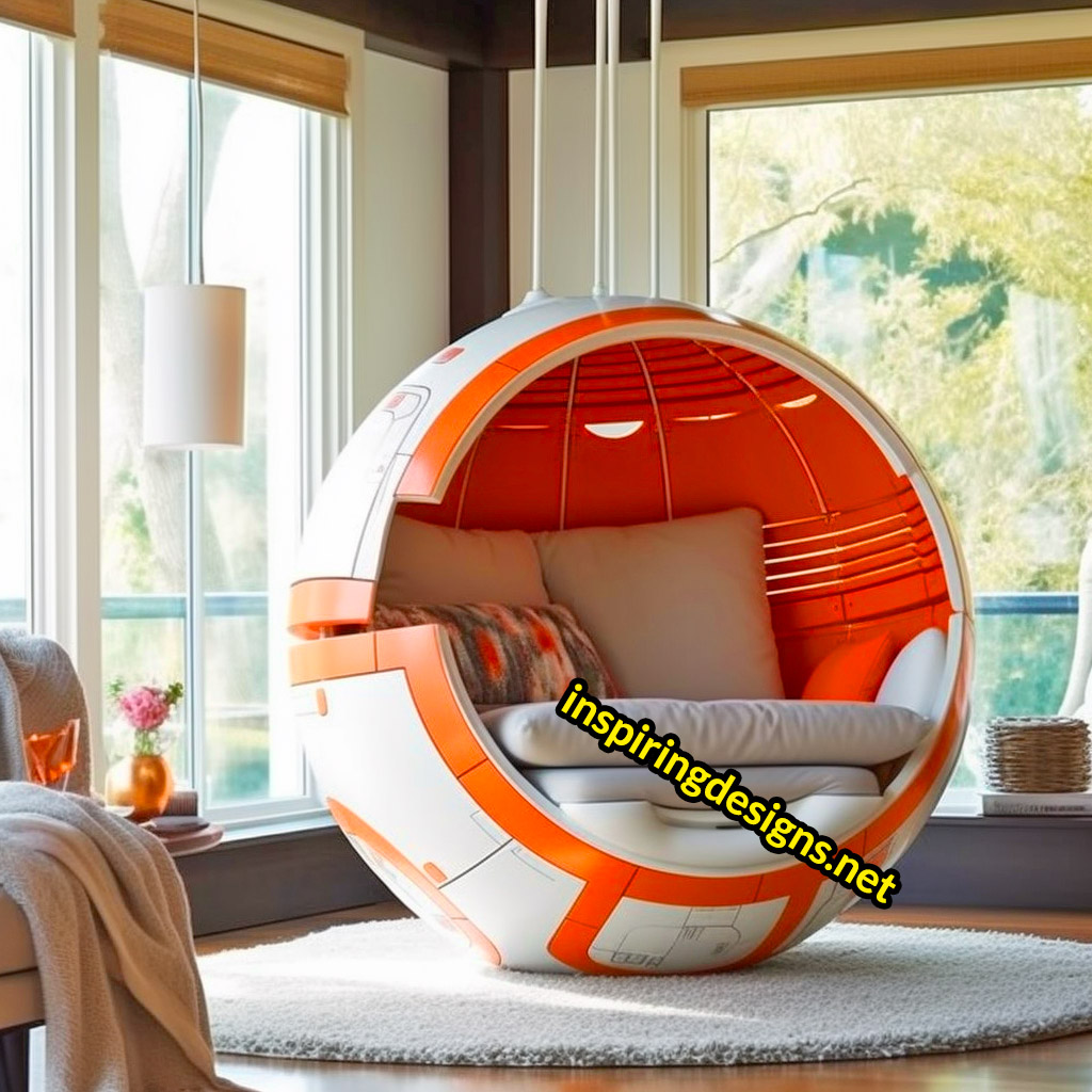 Oversized Star Wars Egg Lounger Chairs