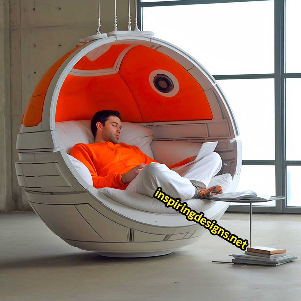 Oversized Star Wars Egg Lounger Chairs