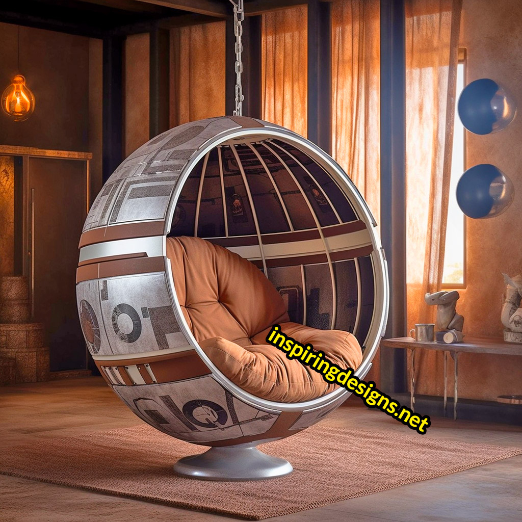 Oversized Star Wars Egg Lounger Chairs