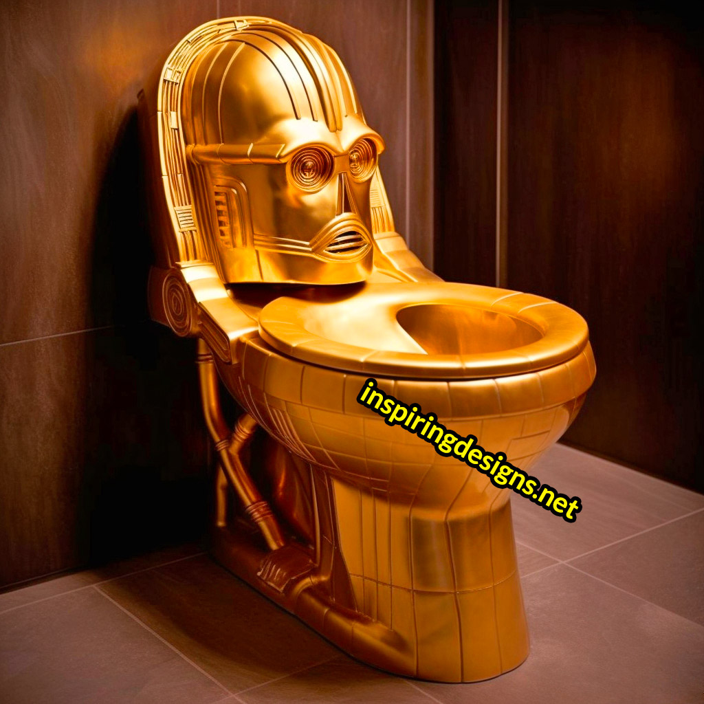 Star Wars Toilet - C3PO Toilet