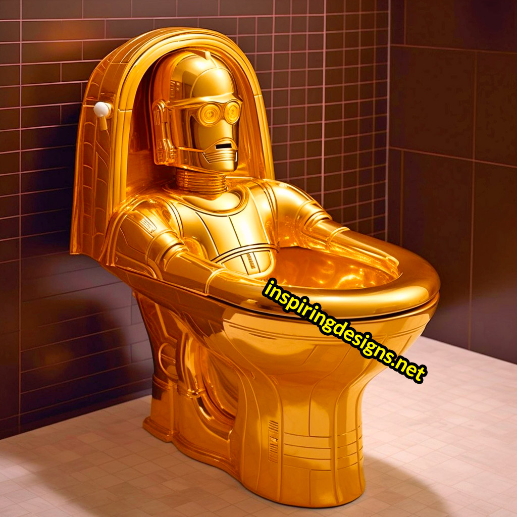 Star Wars Toilet - C3PO Toilet