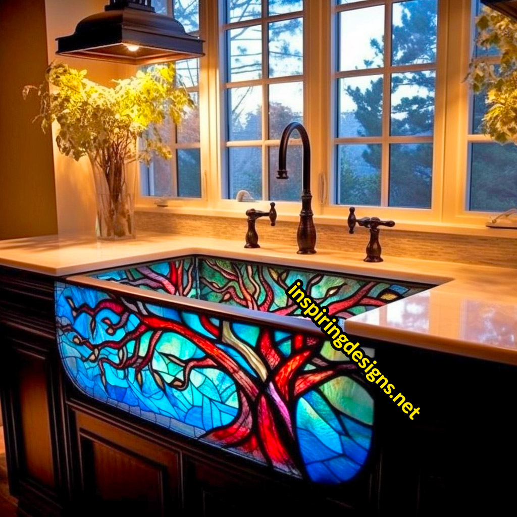 Stained Glass Sinks