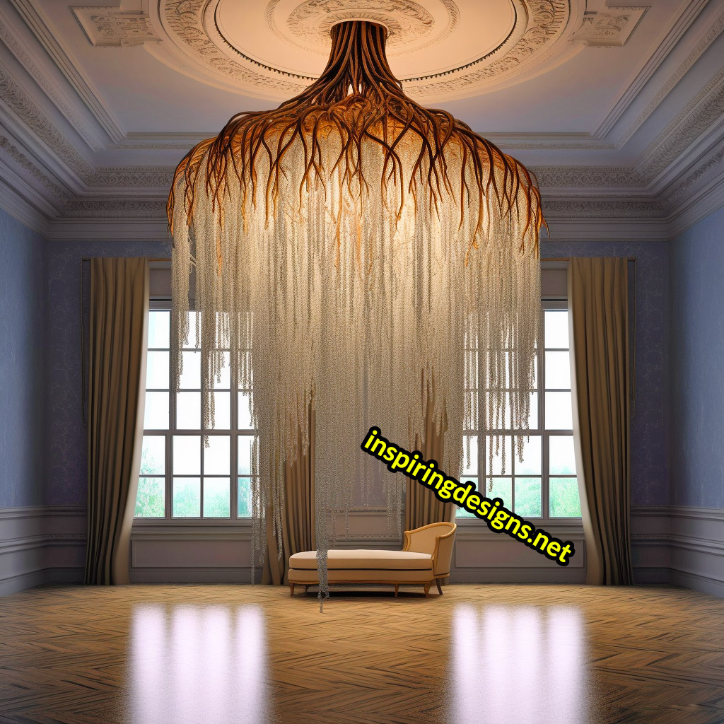 Weeping Willow Chandelier Lamp