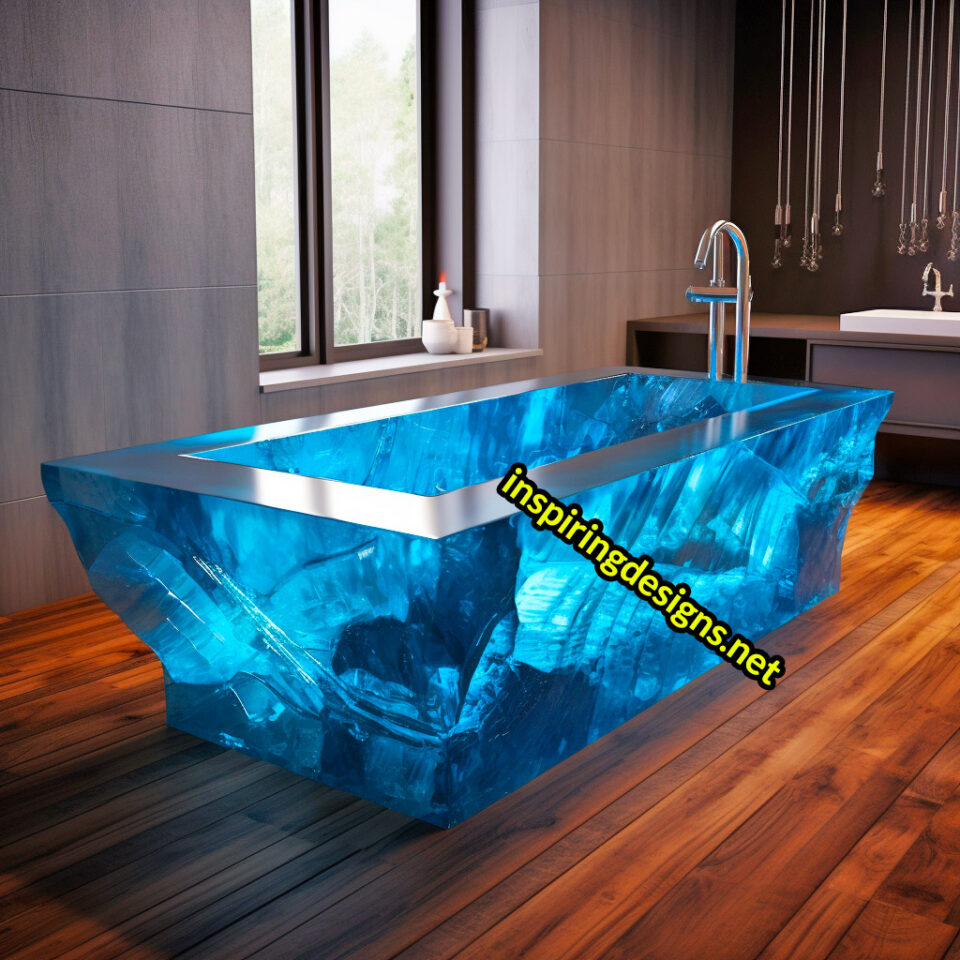 These Crystal Bathtubs Offer a Bath Experience Straight out of a